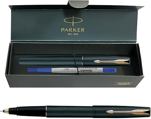Parker Frontier Matte GT Roller Ball Pen, Golden , (Pack of 1) (9000020439)